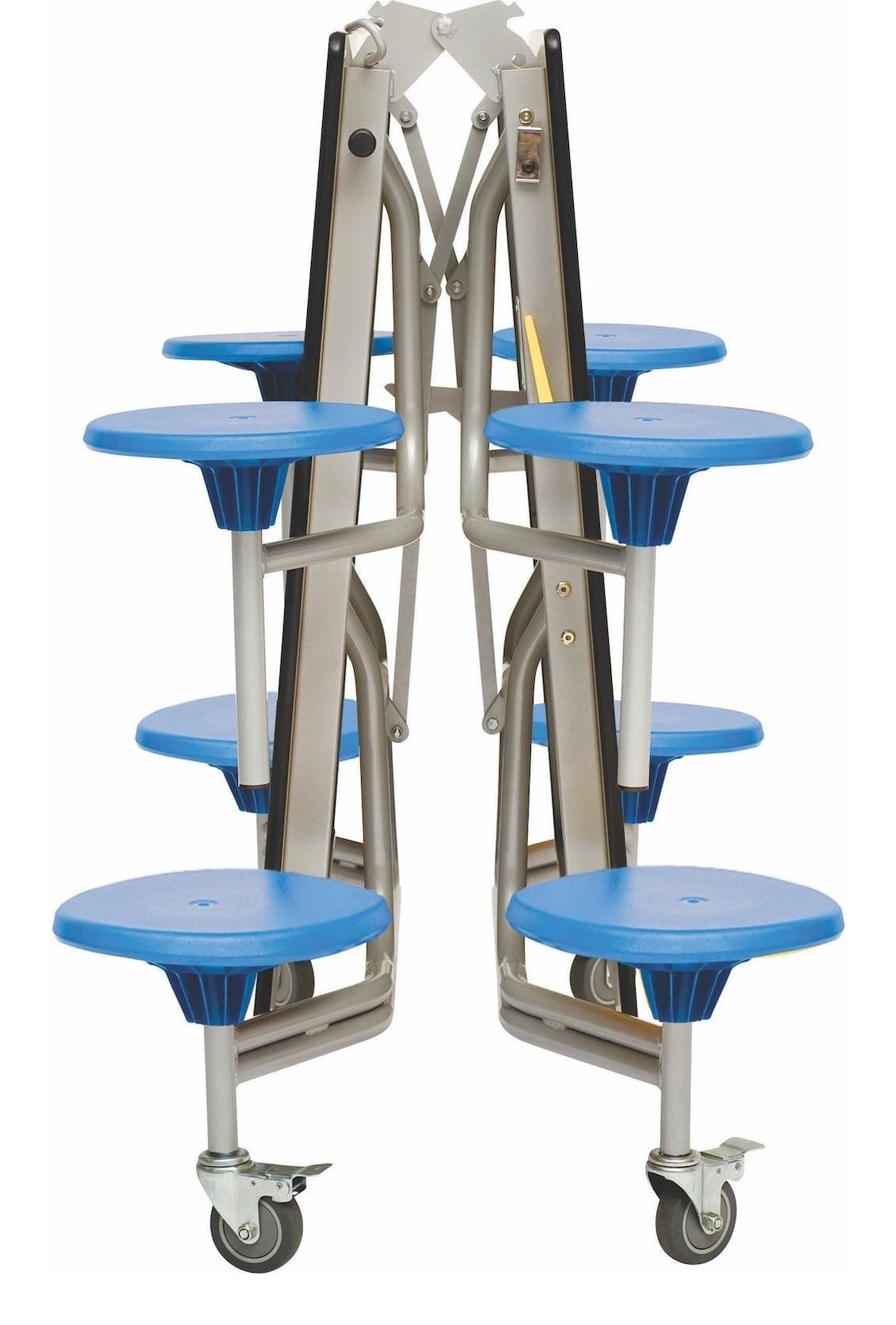 Eight Seat Rectangular Mobile Folding Table