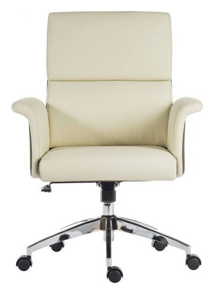 Elegance Medium Executive Chair in cream, view 2