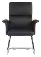 Elegance Visitor Chair in black, view 2