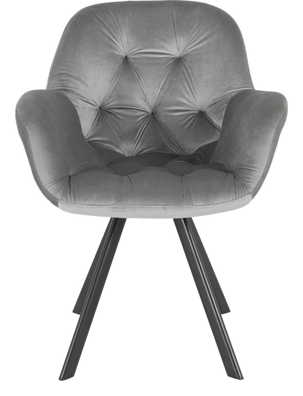 Elli Velvet Dining Armchair (Pack of 2), view 3