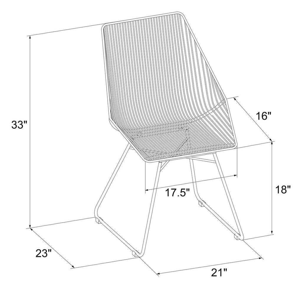 Ellis Accent Dining Chair Metal, view 11