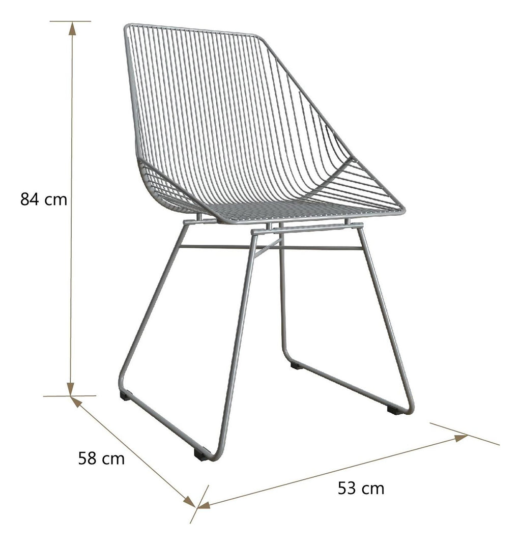 Ellis Accent Dining Chair Metal, view 13