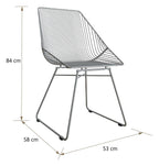Ellis Accent Dining Chair Metal, view 13