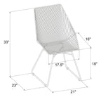 Ellis Accent Dining Chair Metal, view 5