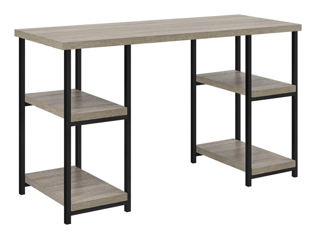 Elmwood Double Pedestal Desk, view 2