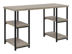 Elmwood Double Pedestal Desk, view 2