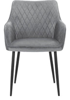Elvira Dining Chair In Velvet (Pack Of 2), view 13