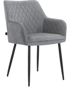 Elvira Dining Chair In Velvet (Pack Of 2), view 15