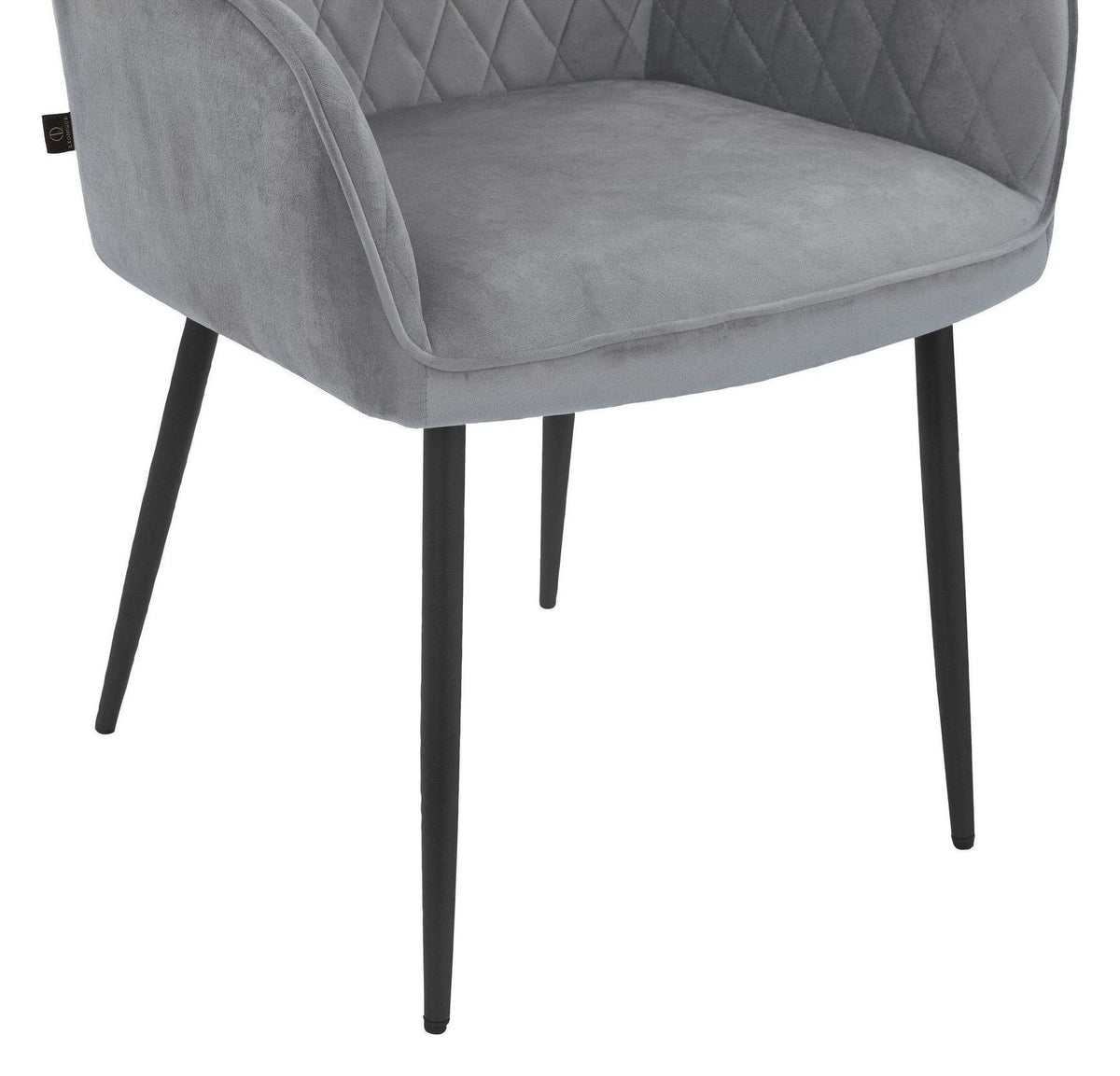 Elvira Dining Chair In Velvet (Pack Of 2), view 18