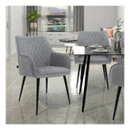 Elvira Dining Chair In Velvet (Pack Of 2), view 20