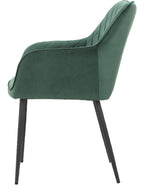 Elvira Dining Chair In Velvet (Pack Of 2), view 5