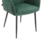 Elvira Dining Chair In Velvet (Pack Of 2), view 9