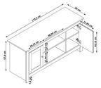 Emerald 2 Door TV Stand, view 2
