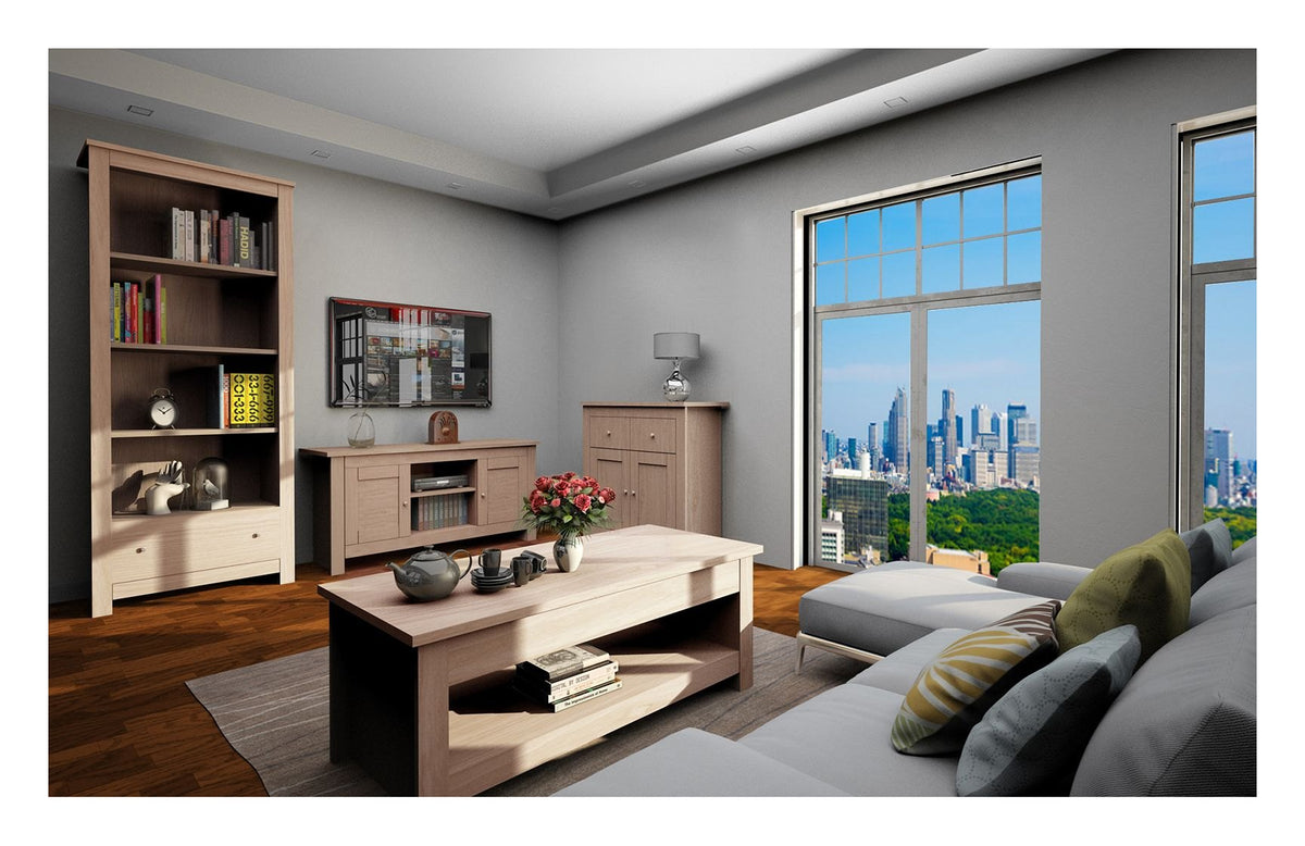 Emerald 2 Door TV Stand, view 3