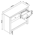 Emerald Console Table, view 2