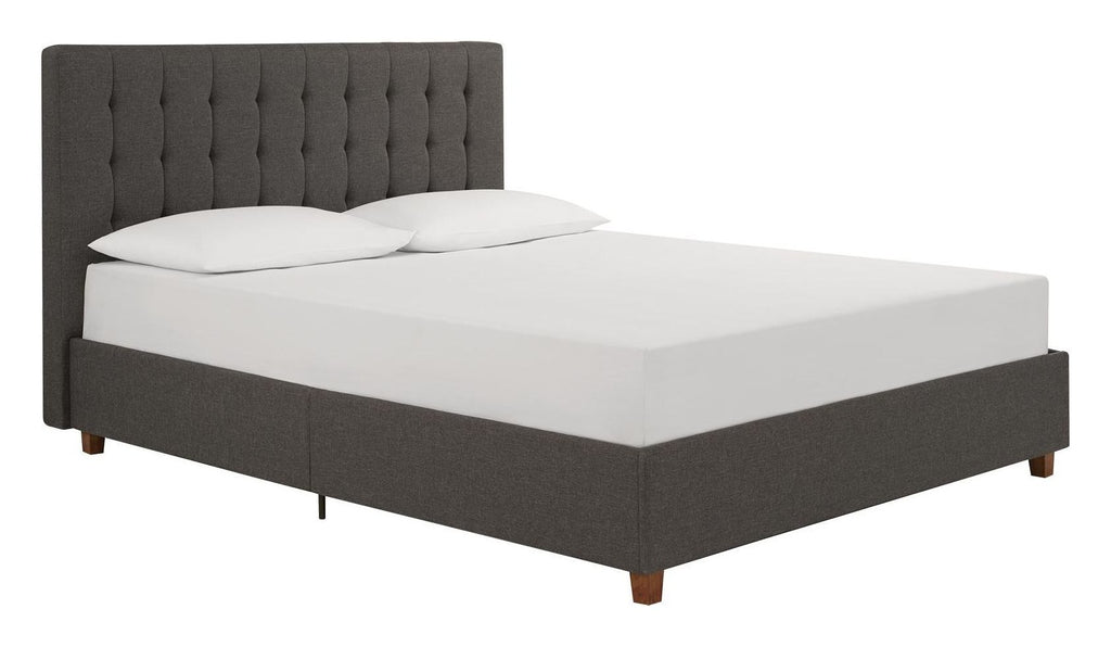 Emily Upholstered Linen Bed