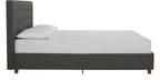 Emily Upholstered Linen Bed, view 10