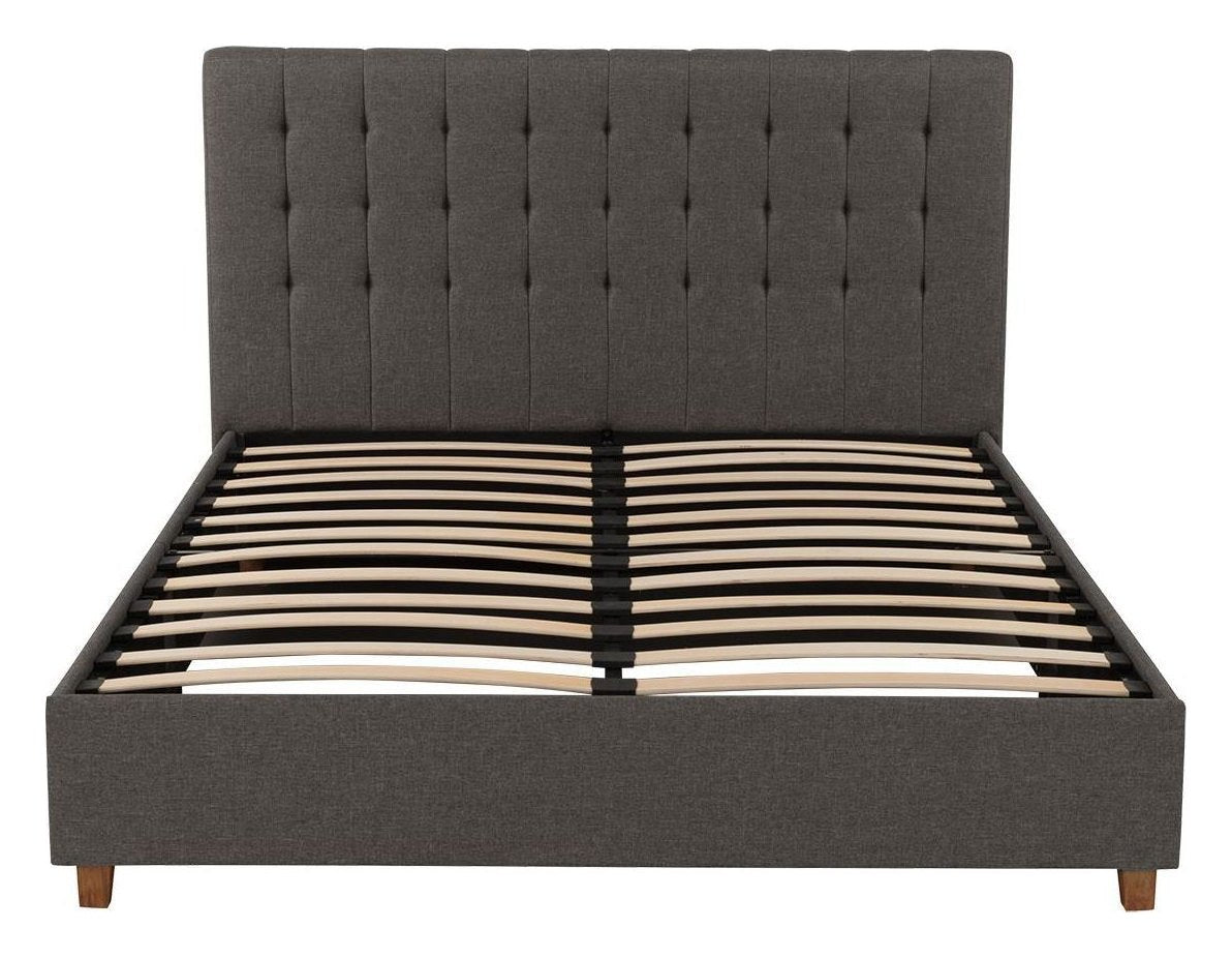 Emily Upholstered Linen Bed, view 8