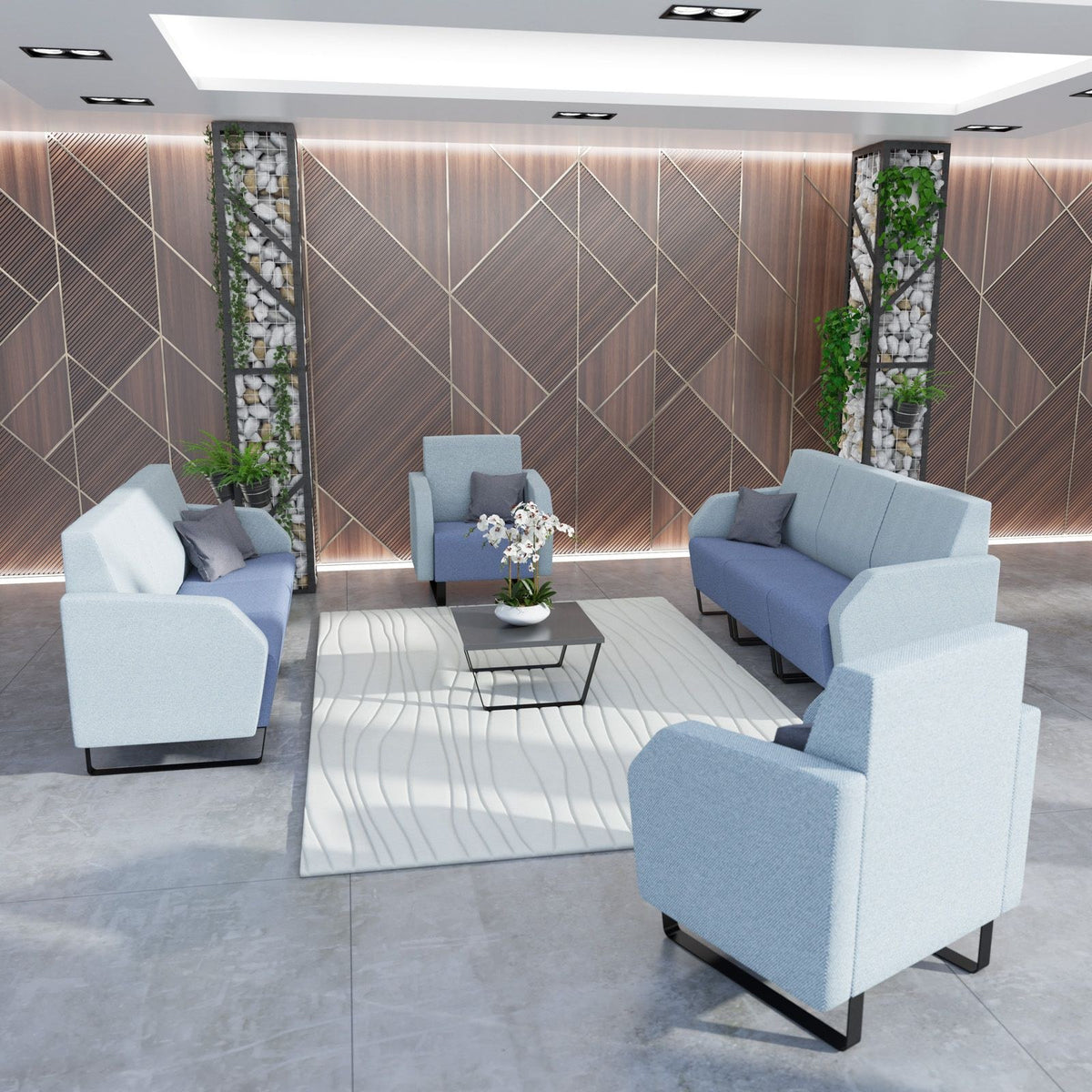 Encore² Low Back Fabric Sofa