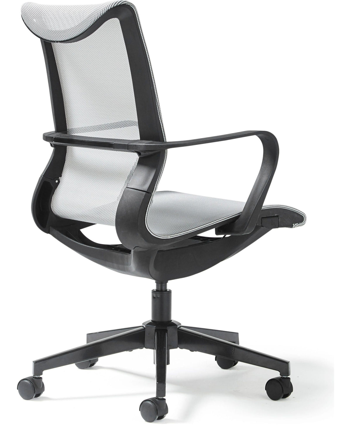 Endura Mesh Task Chair in grey from the back