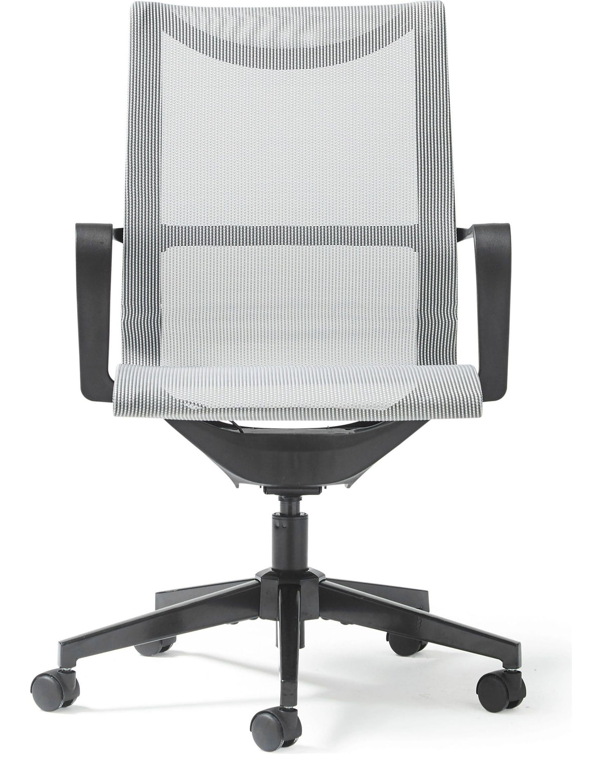 Endura Mesh Task Chair in grey from the front