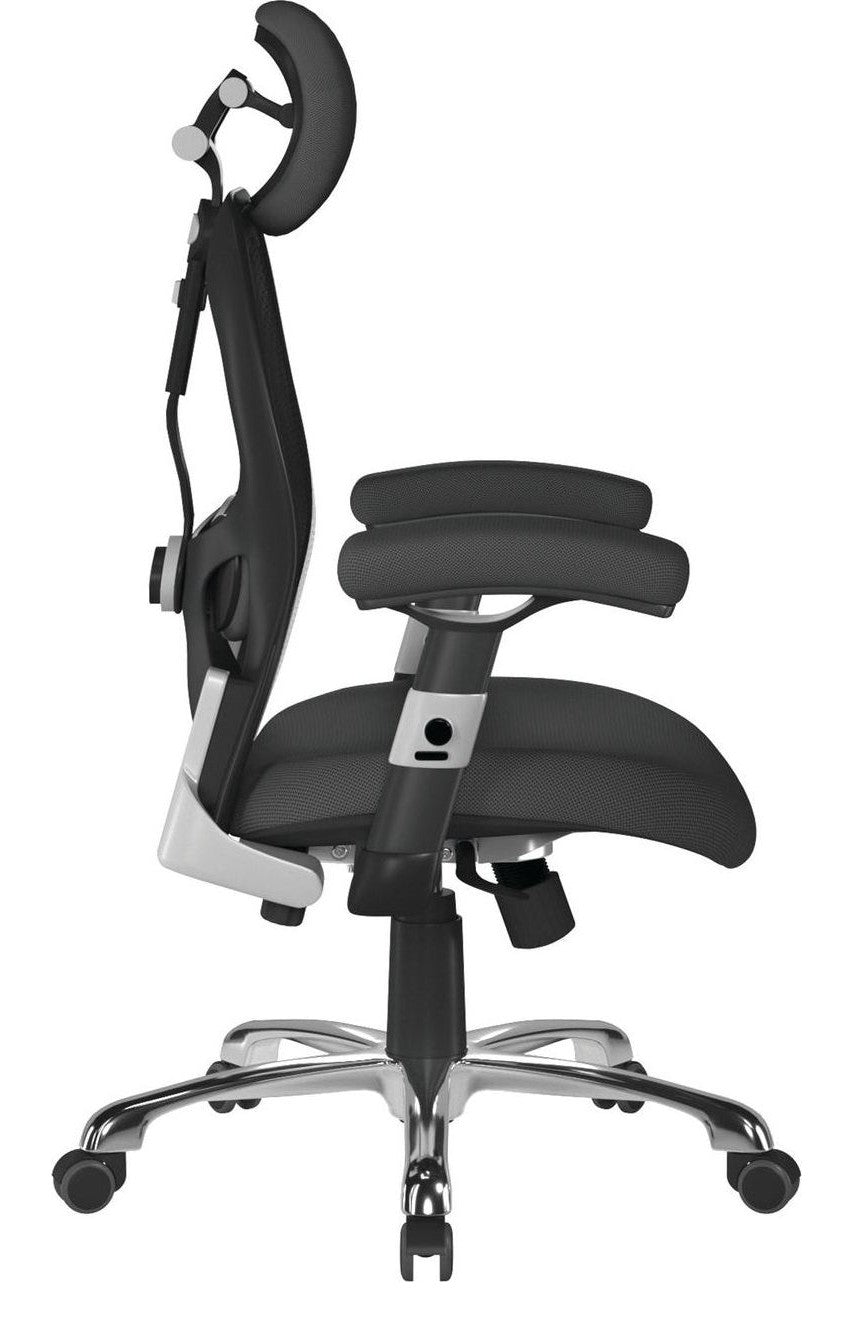 Ergo 24 Hour High Back Mesh Executive Chair in black, view 2