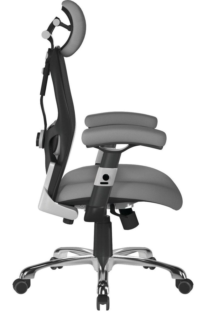 Ergo 24 Hour High Back Mesh Executive Chair in grey, view 2