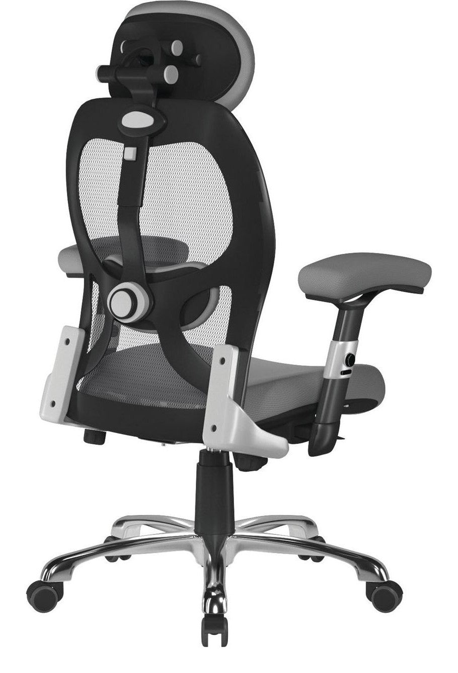 Ergo 24 Hour High Back Mesh Executive Chair in grey, view 4