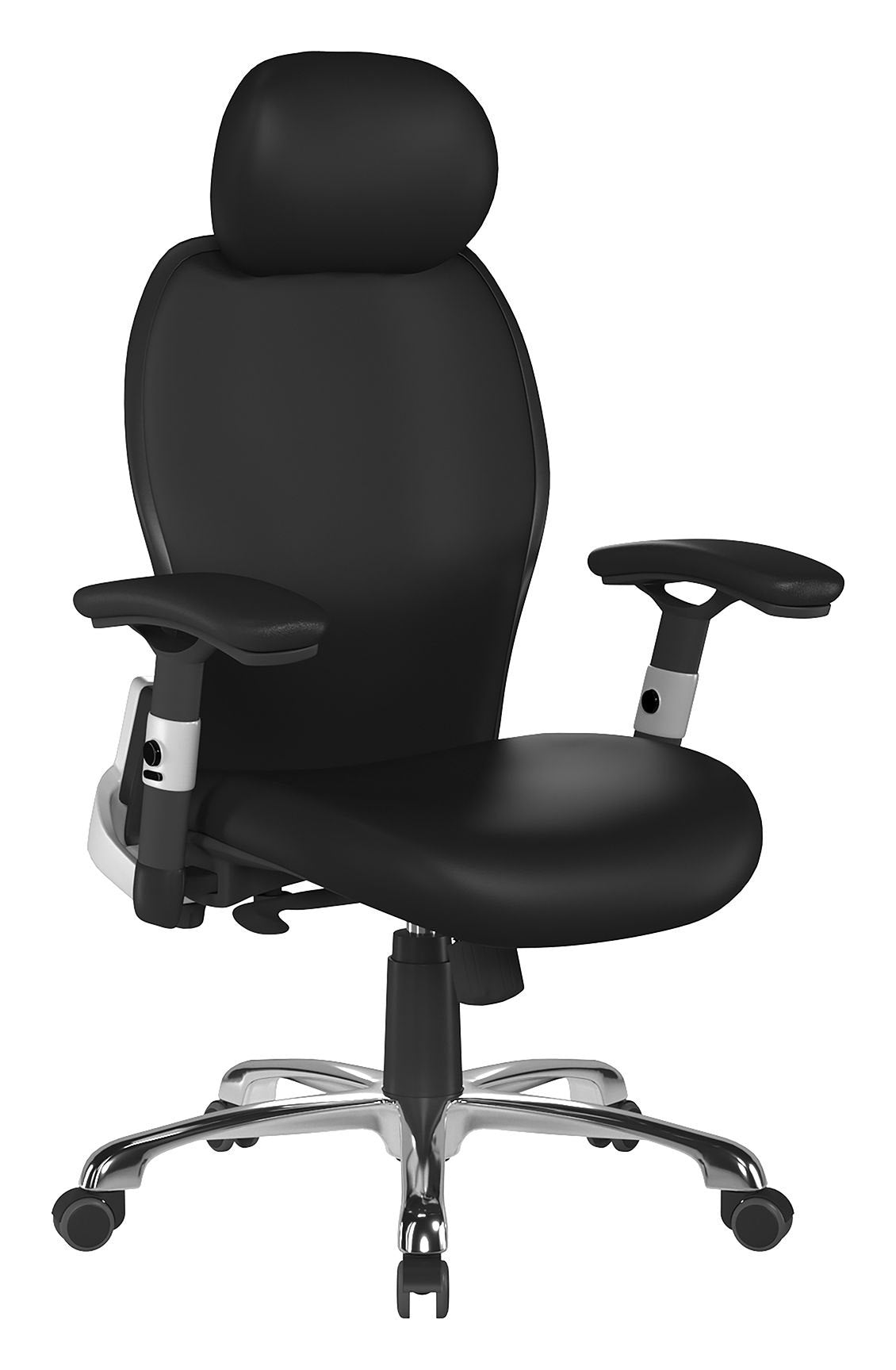 Ergo 24 Hour PU Executive Chair in black back, black back seat