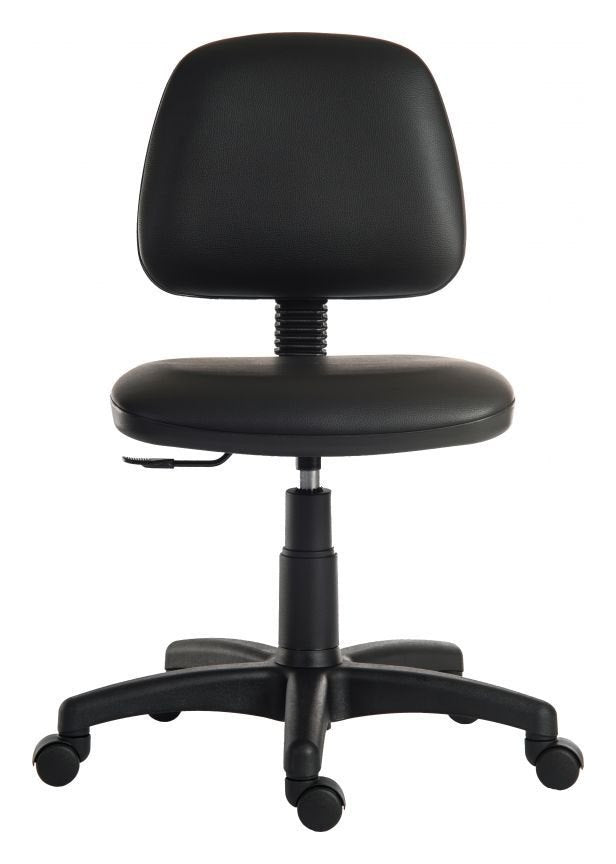 Ergo Blaster PU Operator Chair in black, view 2