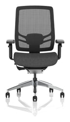 Ergo Click Fabric Seat Ergonomic Posture Chair, no headrest, another view 1