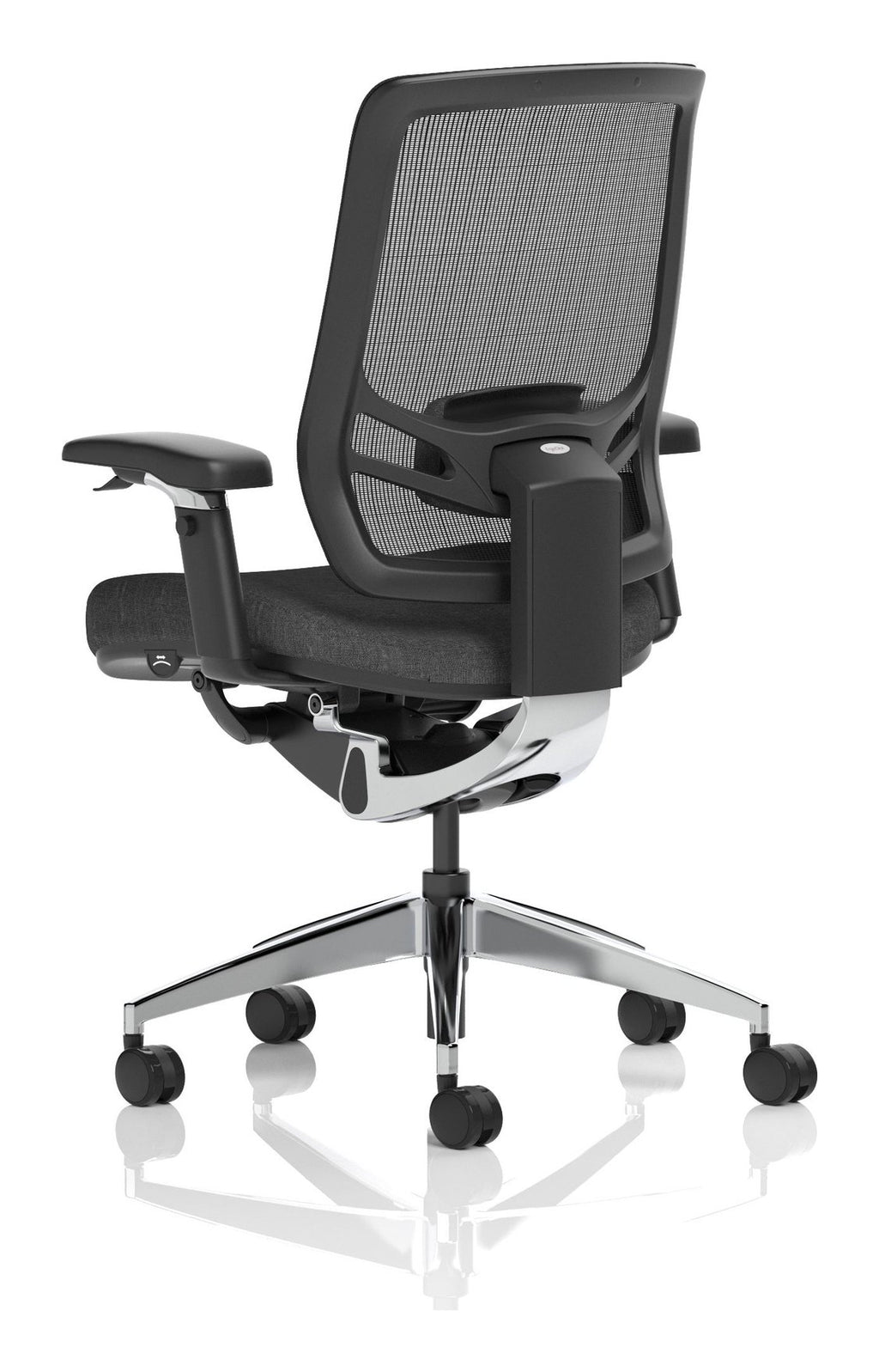 Ergo Click Fabric Seat Ergonomic Posture Chair, no headrest, another view 4
