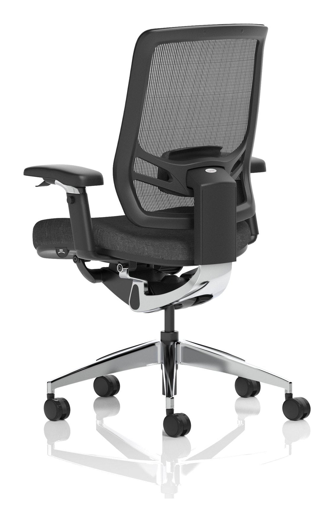 Ergo Click Fabric Seat Ergonomic Posture Chair, no headrest, another view 4