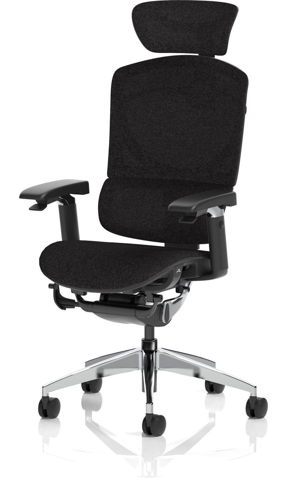 Ergo Click Plus Ergonomic Posture Chair, black fabrimesh, another view 2