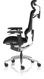Ergo Click Plus Ergonomic Posture Chair, black fabrimesh, another view 3