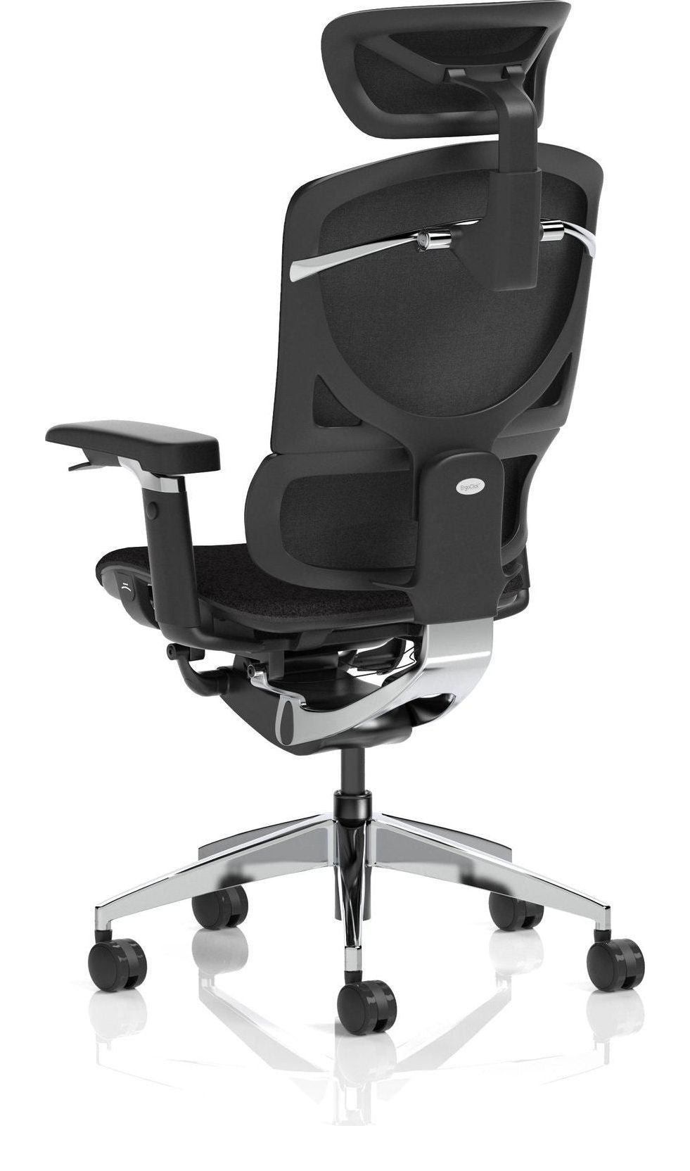 Ergo Click Plus Ergonomic Posture Chair, black fabrimesh, another view 4