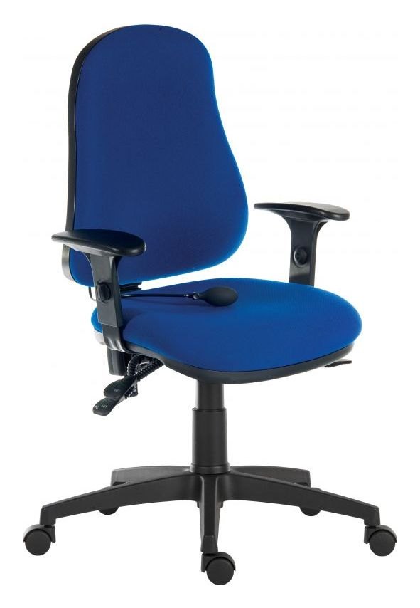 Ergo Comfort Air Operator Chair in blue, view 3
