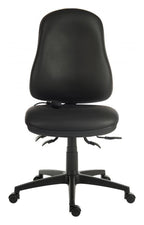 Ergo Comfort Air PU Operator Chair in black, view 2