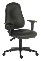 Ergo Comfort Air PU Operator Chair in black, view 3
