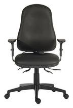 Ergo Comfort Air PU Operator Chair in black, view 4