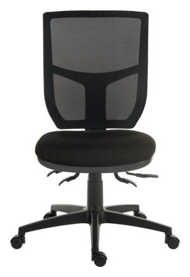 Ergo Comfort Mesh Operator Chair in black, view 2