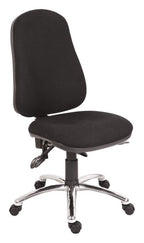 Ergo Comfort Steel Operator Chair in black