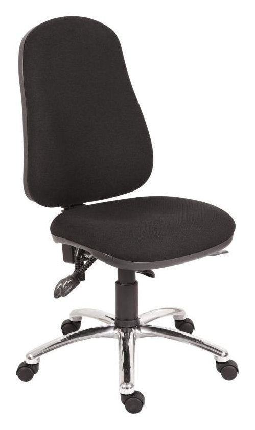 Ergo Comfort Steel Operator Chair in black