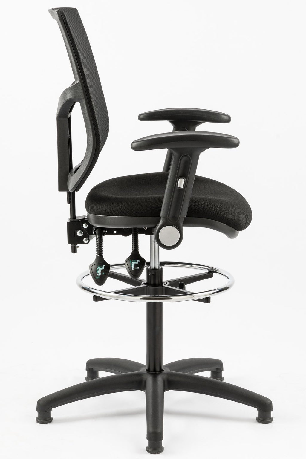 Ergo Line Mesh Back Draughtsman Chair, view 10