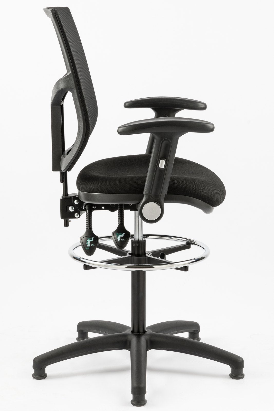 Ergo Line Mesh Back Draughtsman Chair, view 10