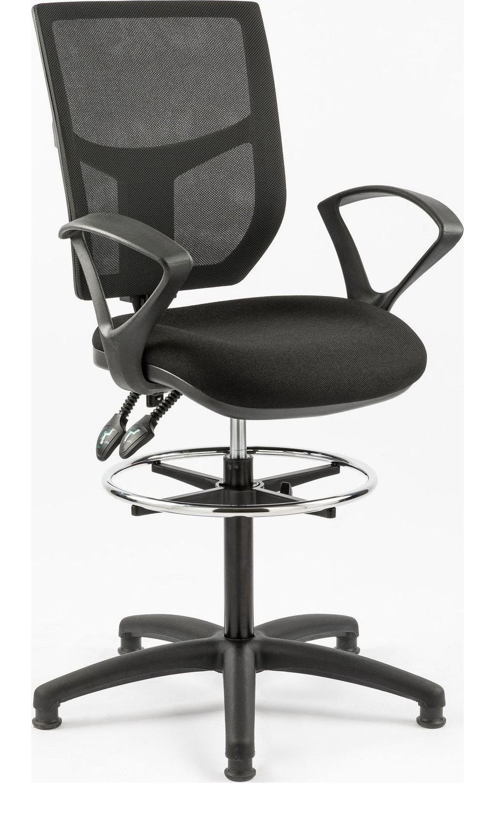Ergo Line Mesh Back Draughtsman Chair, view 1