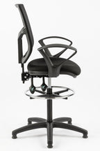 Ergo Line Mesh Back Draughtsman Chair, view 3