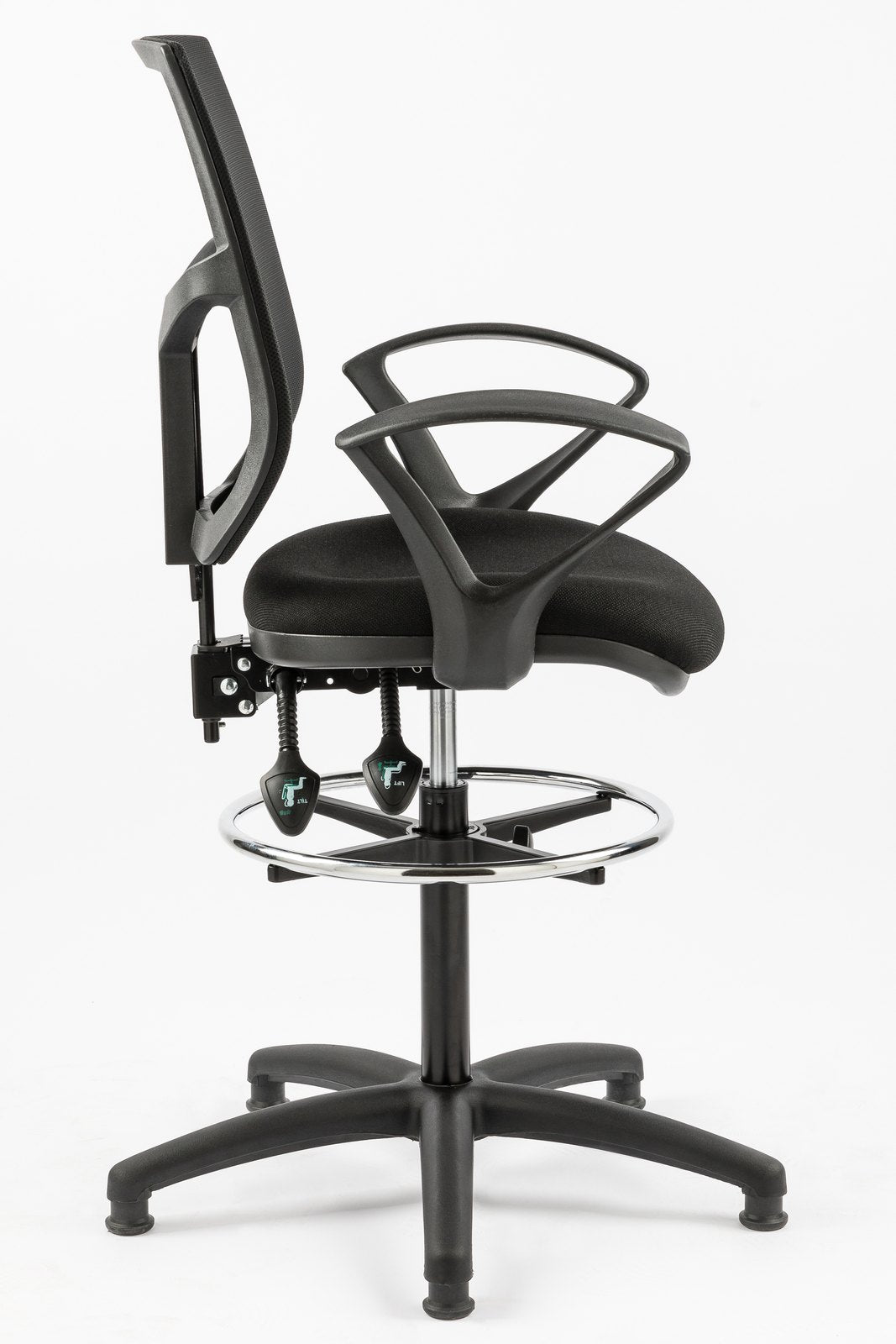 Ergo Line Mesh Back Draughtsman Chair, view 3