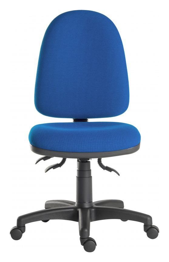 Ergo Trio Operator Chair in blue, view 2