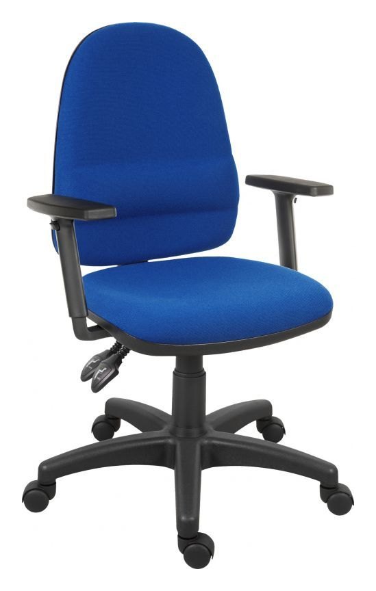 Ergo Twin Operator Chair in blue, view 3
